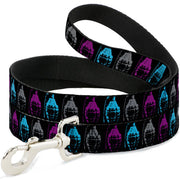 Buckle-Down Dog Leash - Grenades Black/Gray/Purple/Baby Blue Dog Leashes Buckle-Down