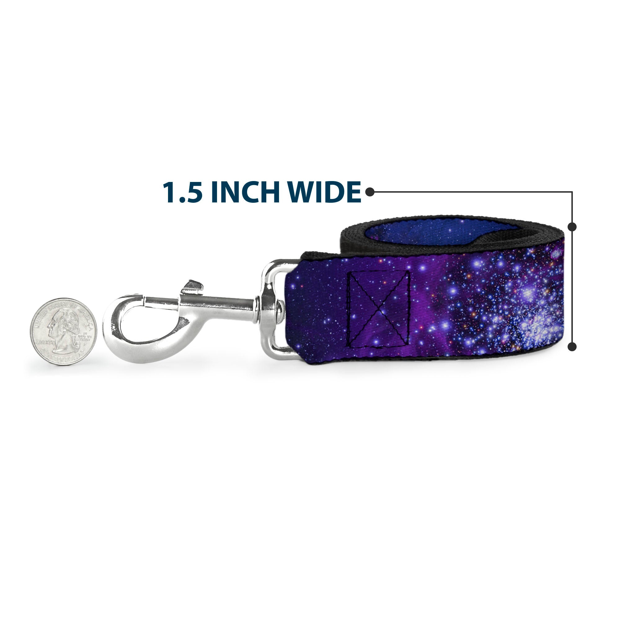 Dog Leash - Galaxy Blues/Purples Dog Leashes Buckle-Down