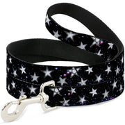 Dog Leash - Glowing Stars in Space Black/Purple/White Dog Leashes Buckle-Down