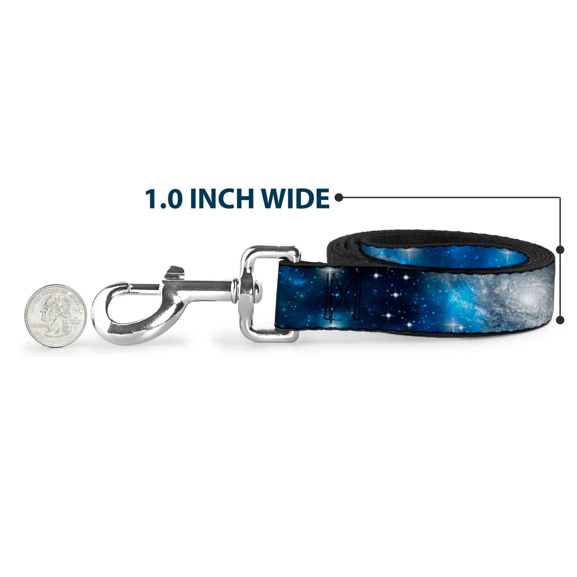 Dog Leash - Galaxy Blues/Blues Dog Leashes Buckle-Down