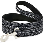 Dog Leash - Geometric5 Grays/Black/White Dog Leashes Buckle-Down