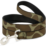 Dog Leash - Giraffe Spots Tan/Brown Dog Leashes Buckle-Down
