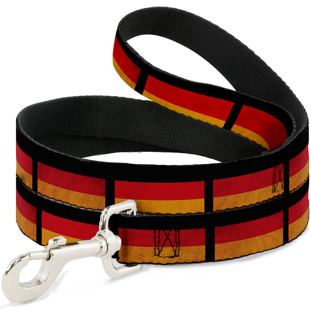 Dog Leash - German Flag Distressed Dog Leashes Buckle-Down