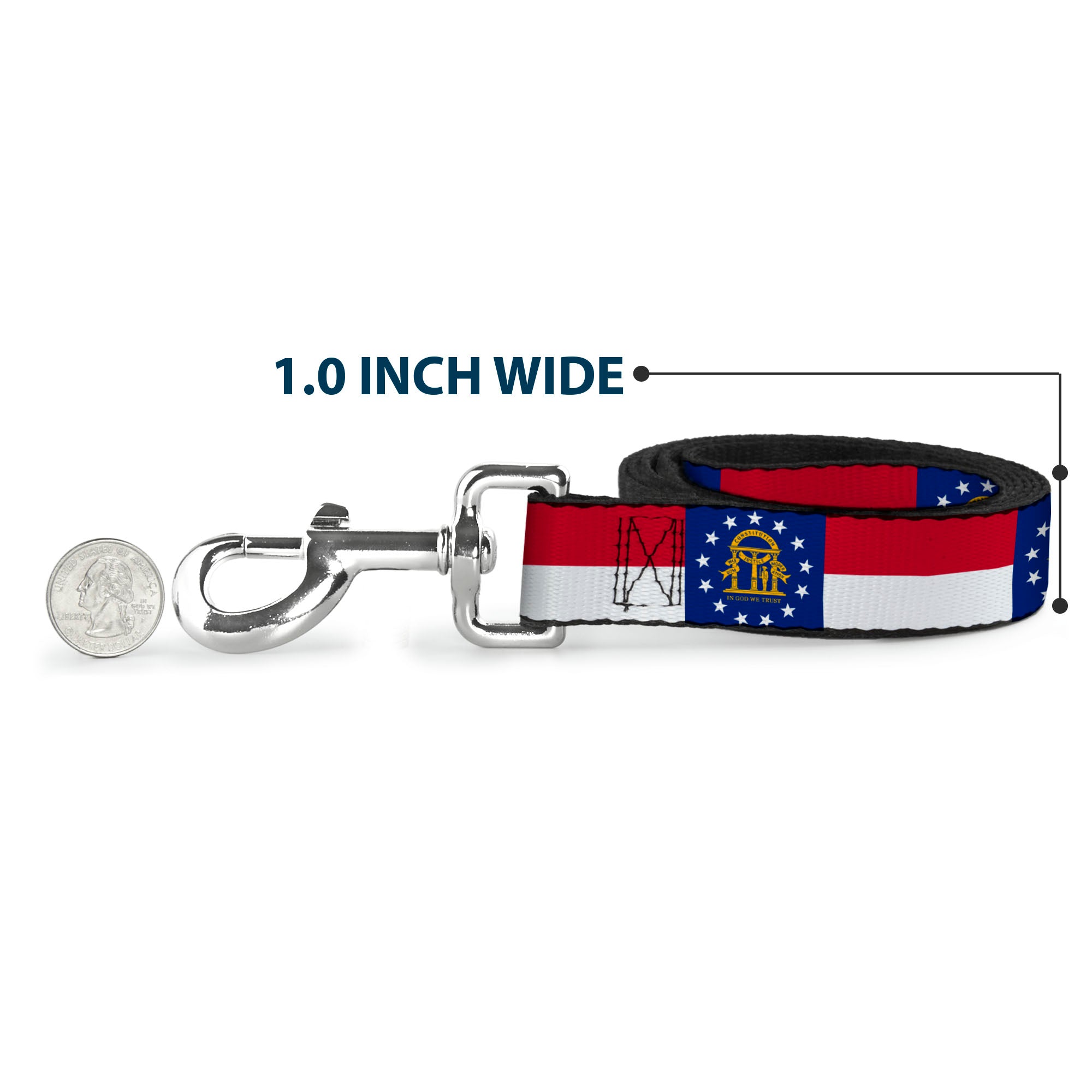 Dog Leash - Georgia Flag Dog Leashes Buckle-Down
