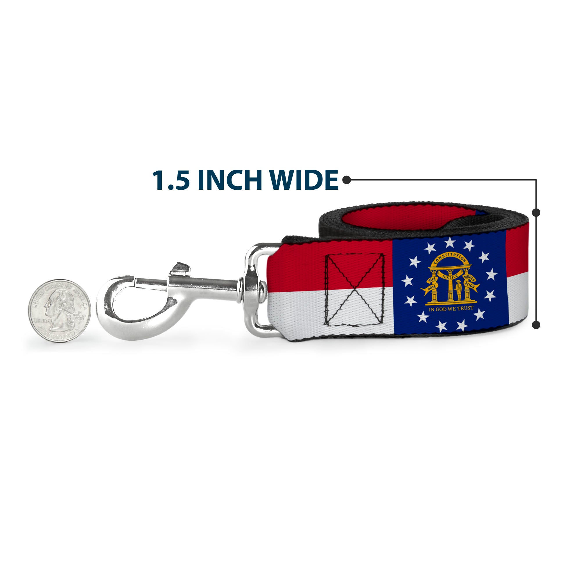 Dog Leash - Georgia Flag Dog Leashes Buckle-Down