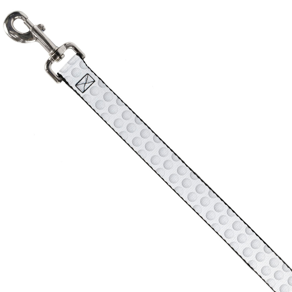 Dog Leash - Golf Ball Dimples Whites Dog Leashes Buckle-Down