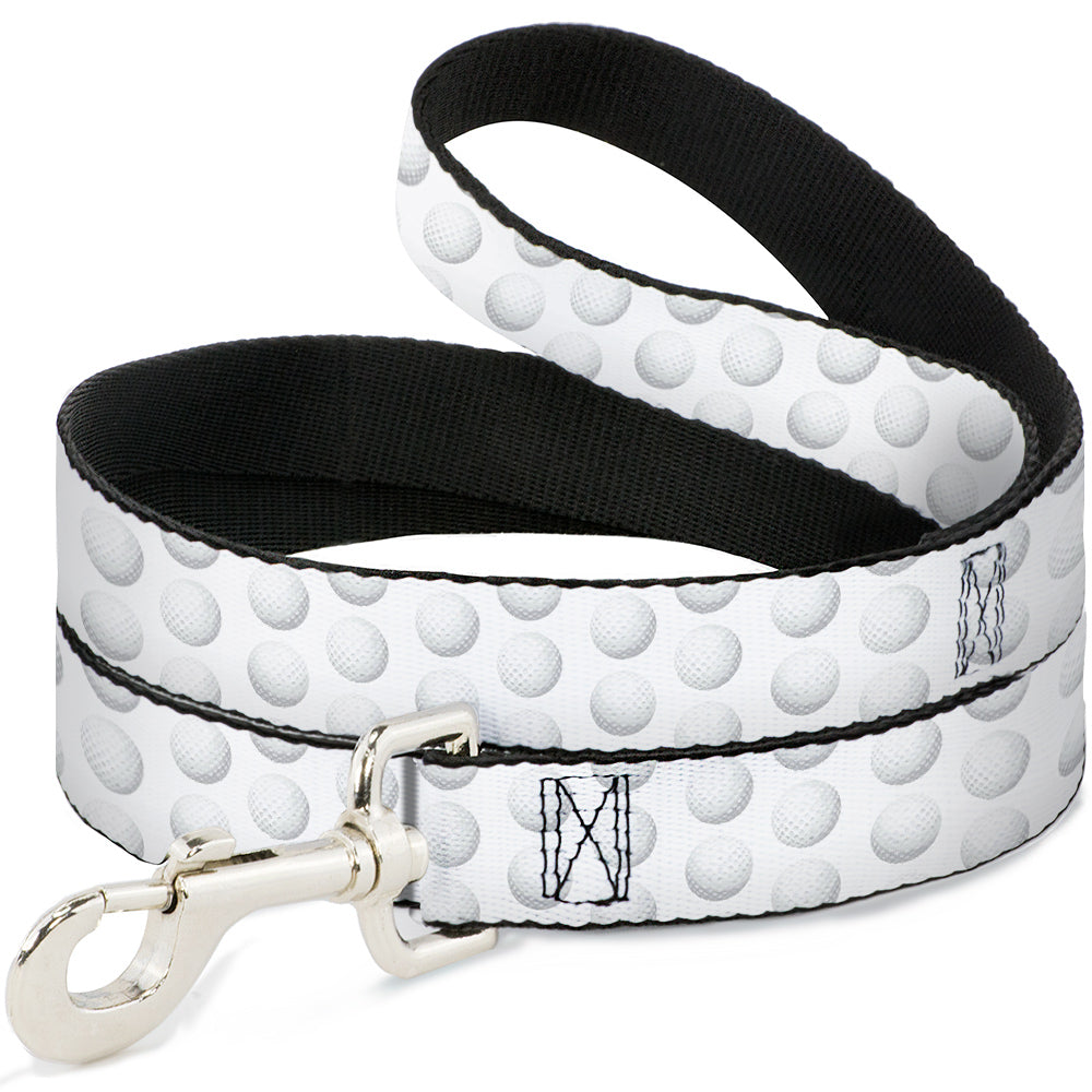 Dog Leash - Golf Ball Dimples Whites Dog Leashes Buckle-Down