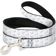 Dog Leash - Golf Ball Dimples Whites Dog Leashes Buckle-Down