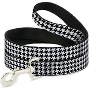 Dog Leash - Houndstooth Black/White Dog Leashes Buckle-Down