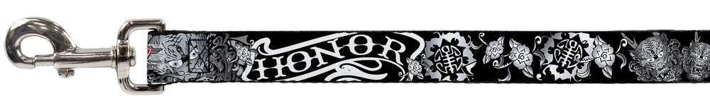 Dog Leash - Honor Black/White Dog Leashes Buckle-Down