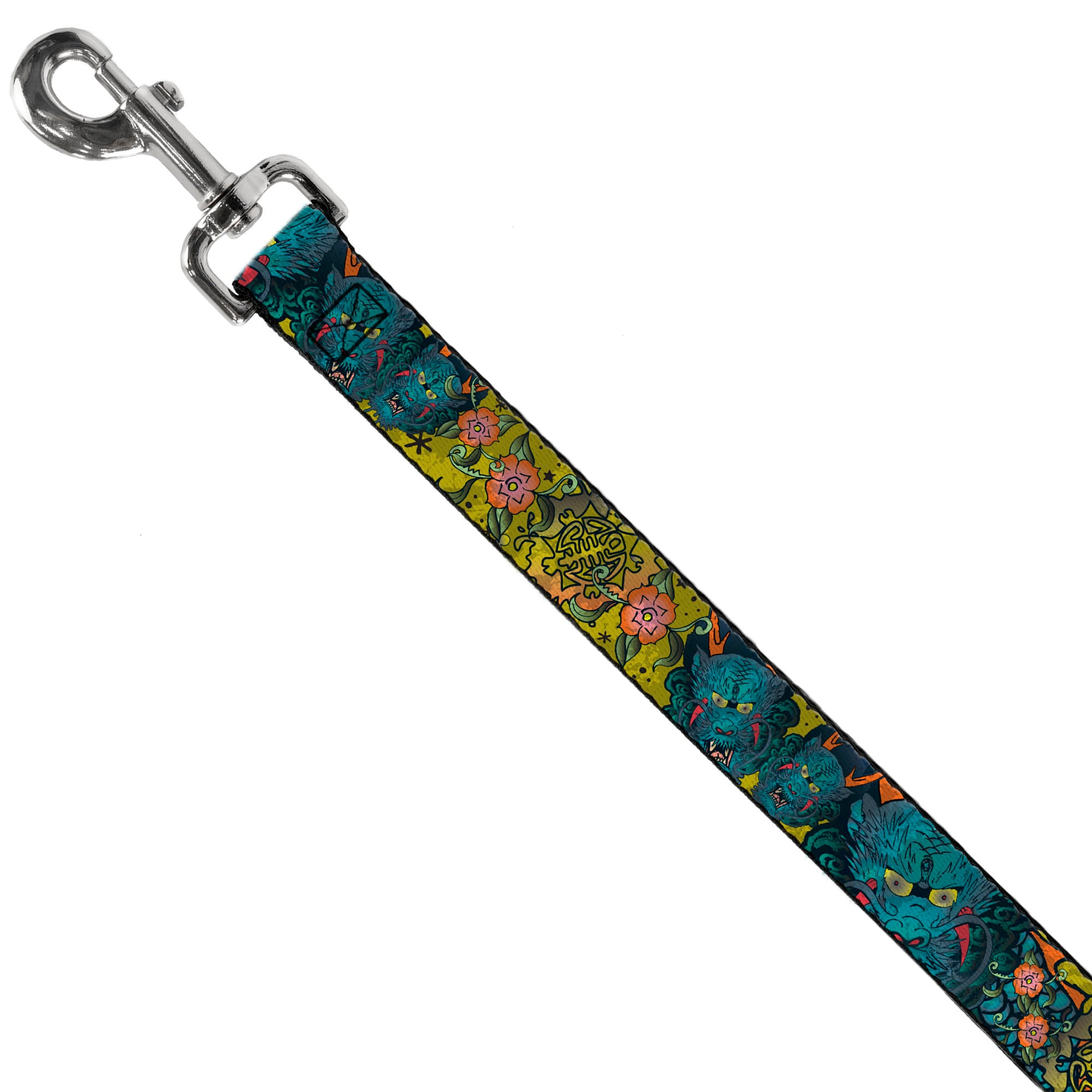 Dog Leash - Honor CLOSE-UP Yellow Dog Leashes Buckle-Down