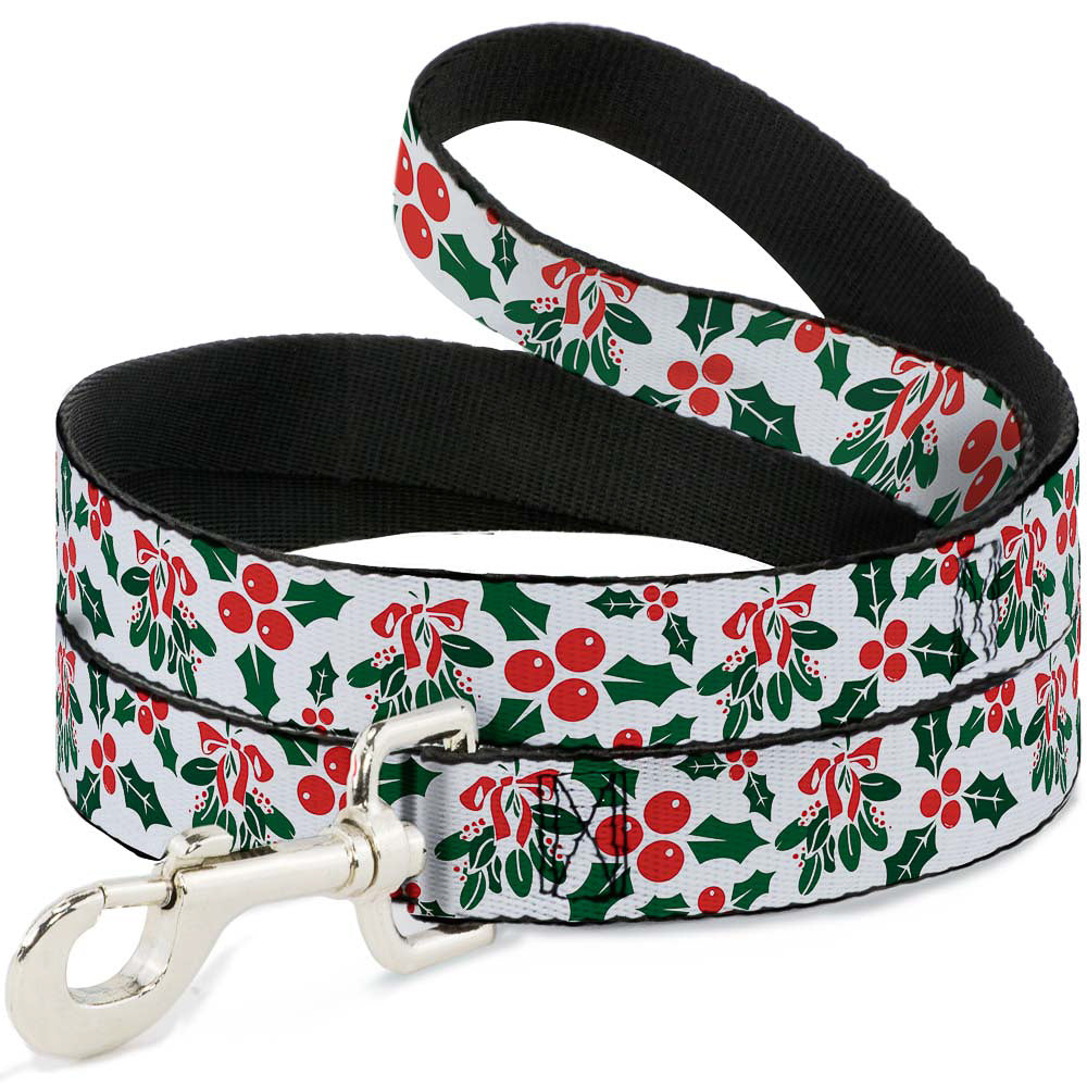 Dog Leash - Holly & Mistletoe Dog Leashes Buckle-Down