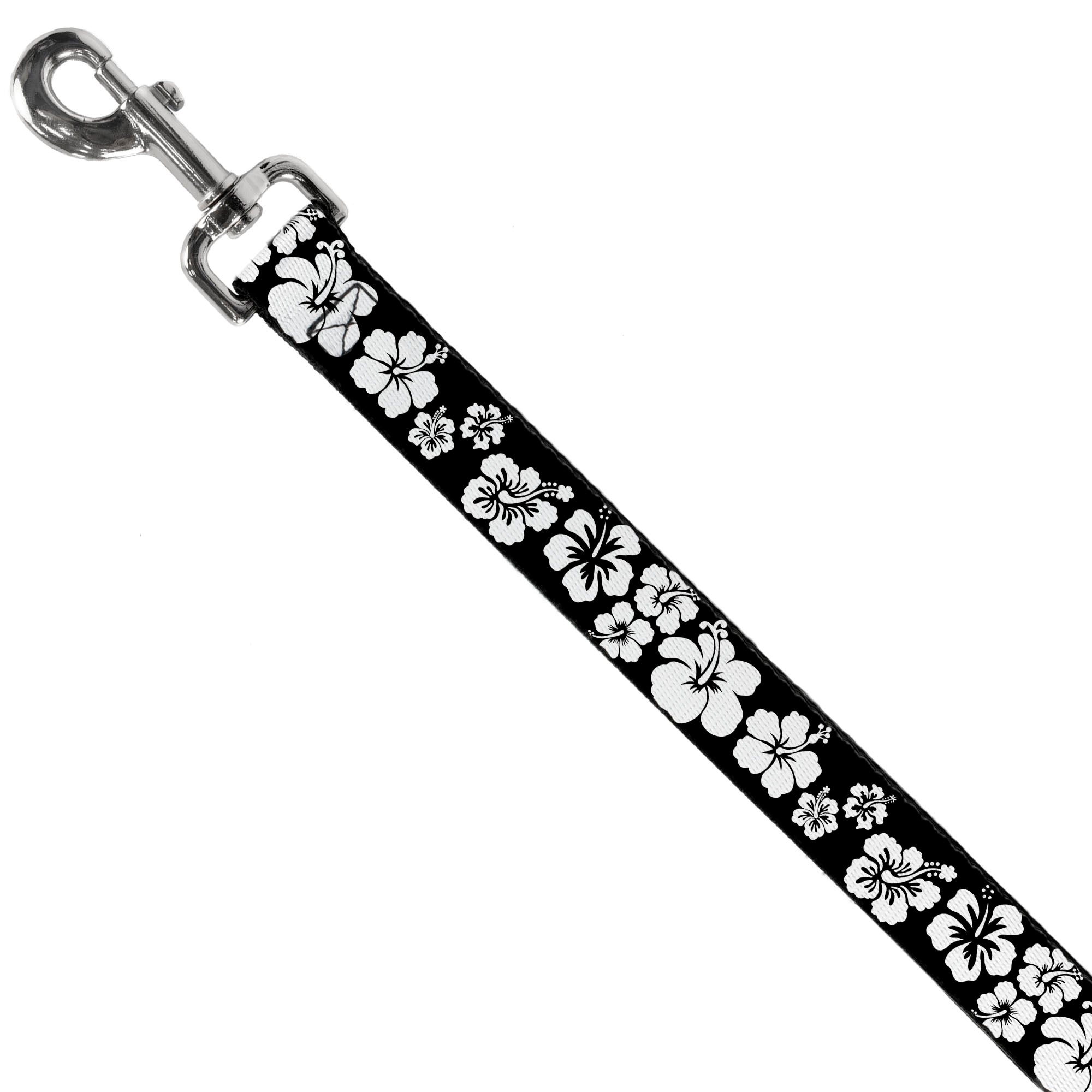 Dog Leash - Hibiscus Black/White Dog Leashes Buckle-Down