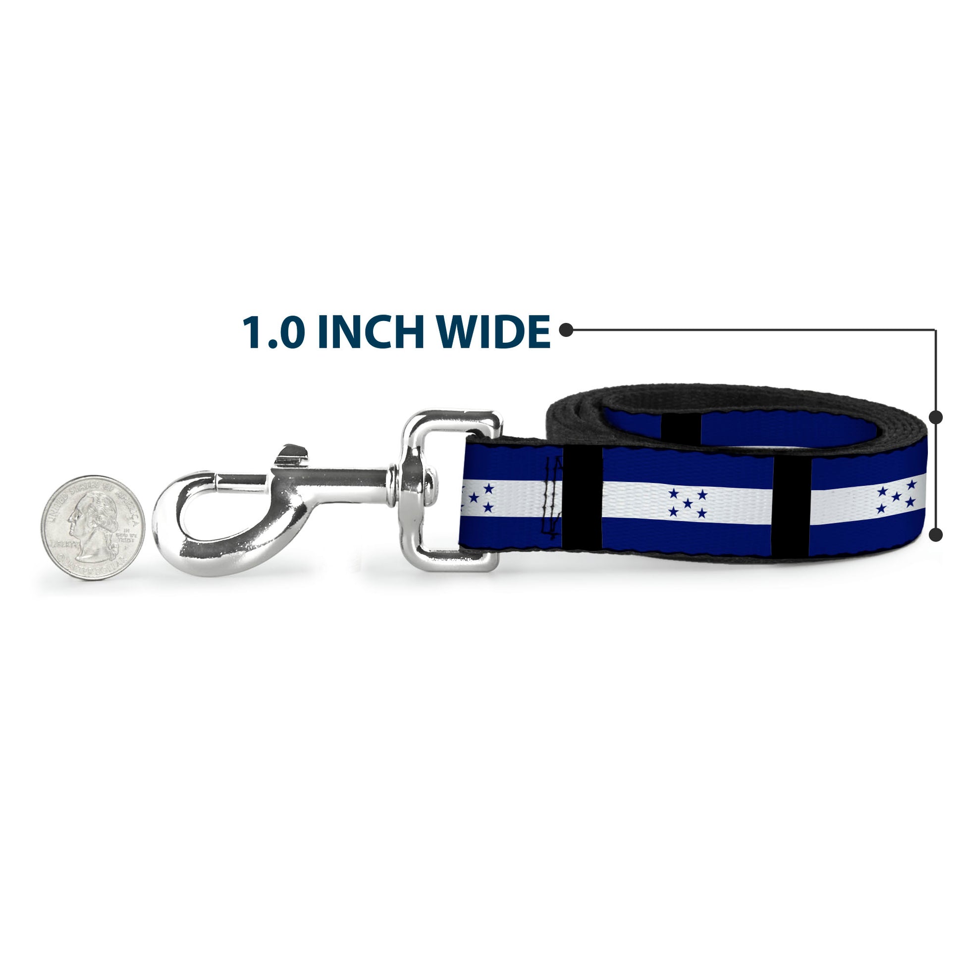 Dog Leash - Honduras Flags Dog Leashes Buckle-Down
