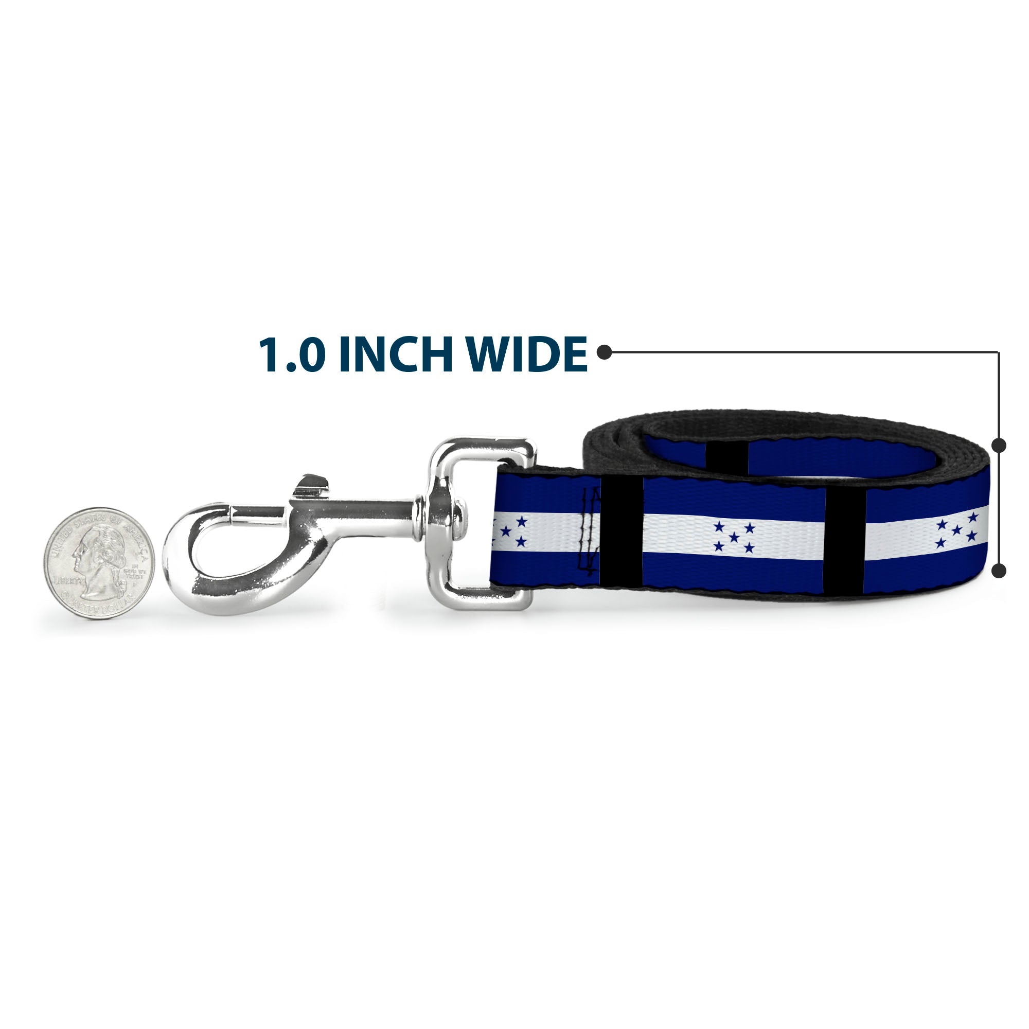 Dog Leash - Honduras Flags Dog Leashes Buckle-Down