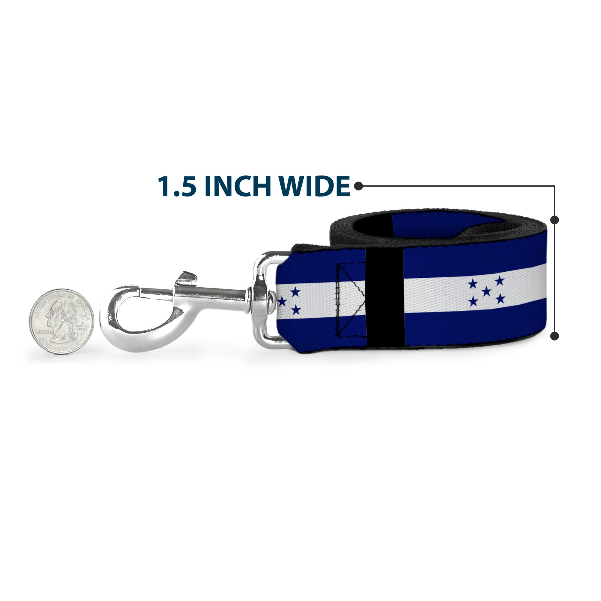 Dog Leash - Honduras Flags Dog Leashes Buckle-Down
