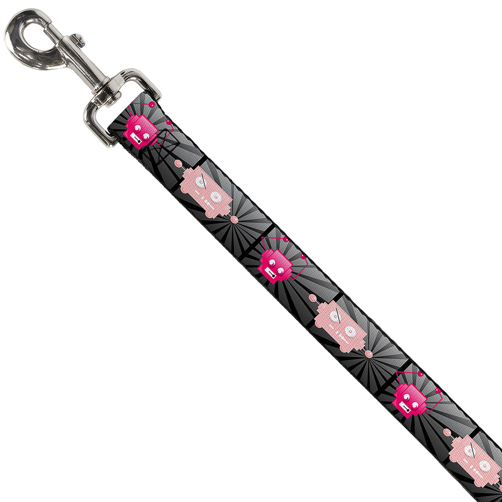 Dog Leash - Hot Beat Bot Pink Dog Leashes Buckle-Down