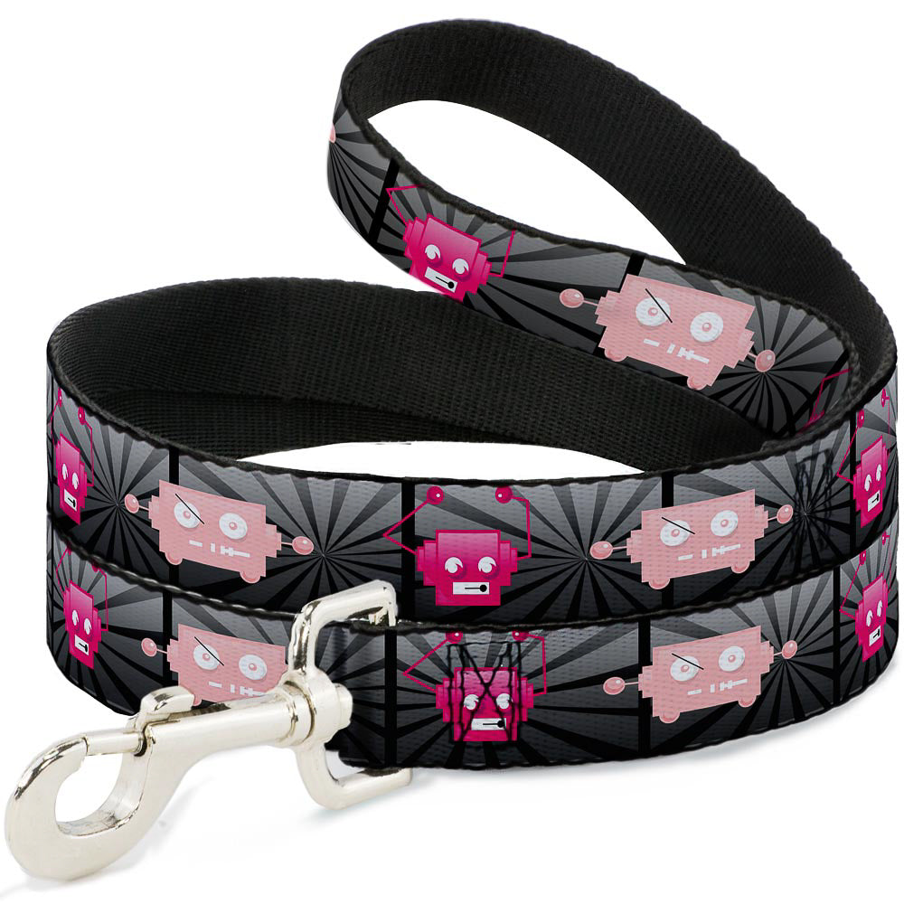 Dog Leash - Hot Beat Bot Pink Dog Leashes Buckle-Down