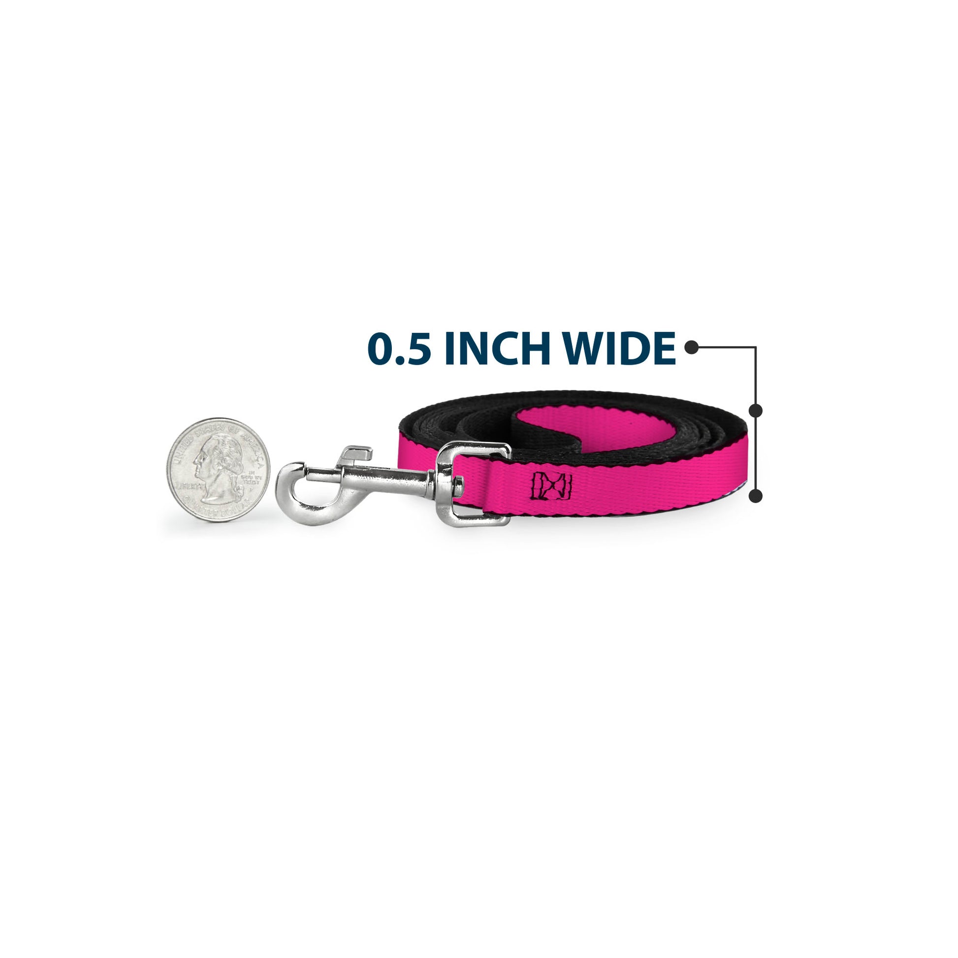 Dog Leash - Hot Pink Dog Leashes Buckle-Down