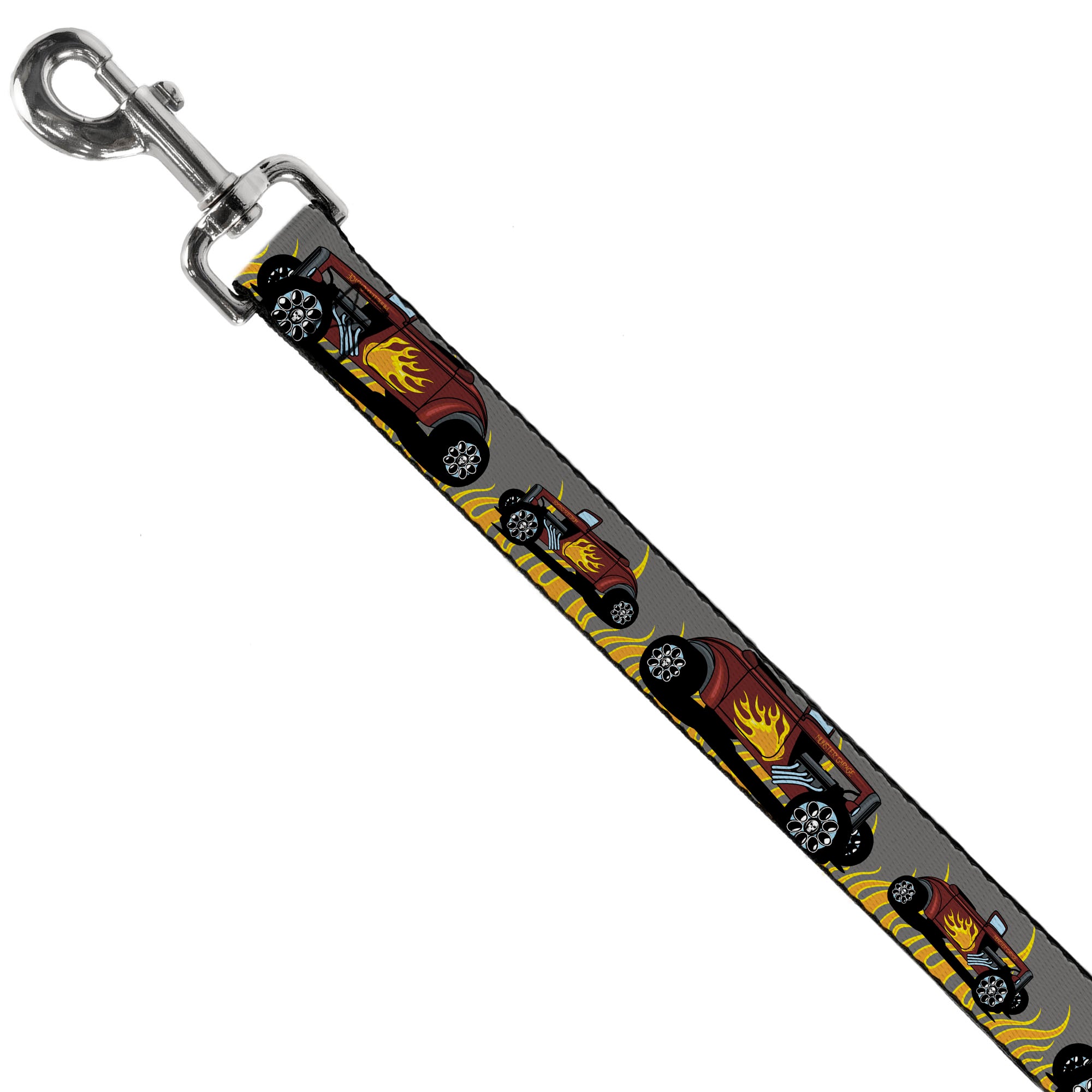 Dog Leash - Hot Rod w/Flames Dog Leashes Buckle-Down