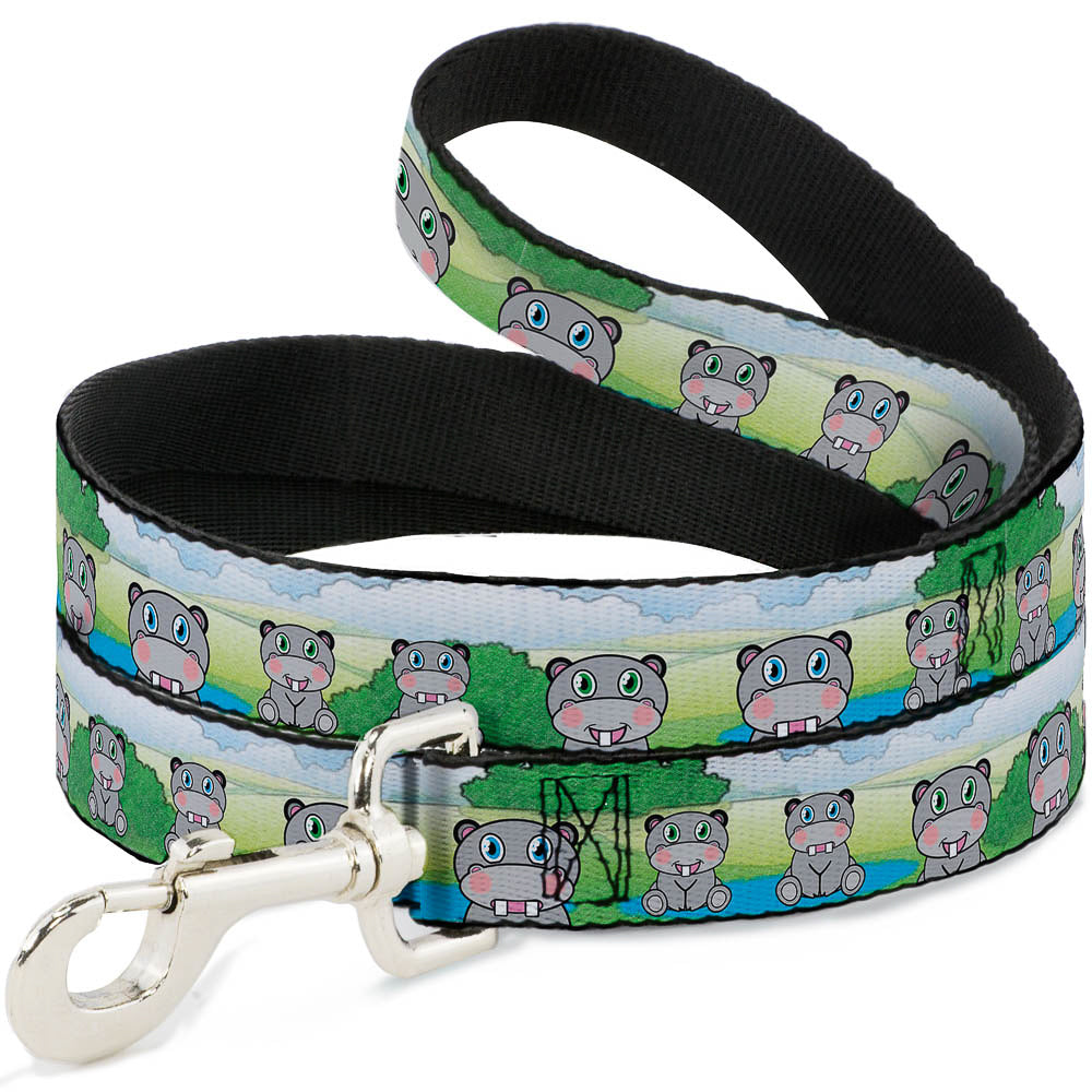 Dog Leash - Hippo Cartoon Dog Leashes Buckle-Down