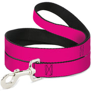 Buckle-Down Dog Leash - Hot Pink PMS 219 Print Dog Leashes Buckle-Down