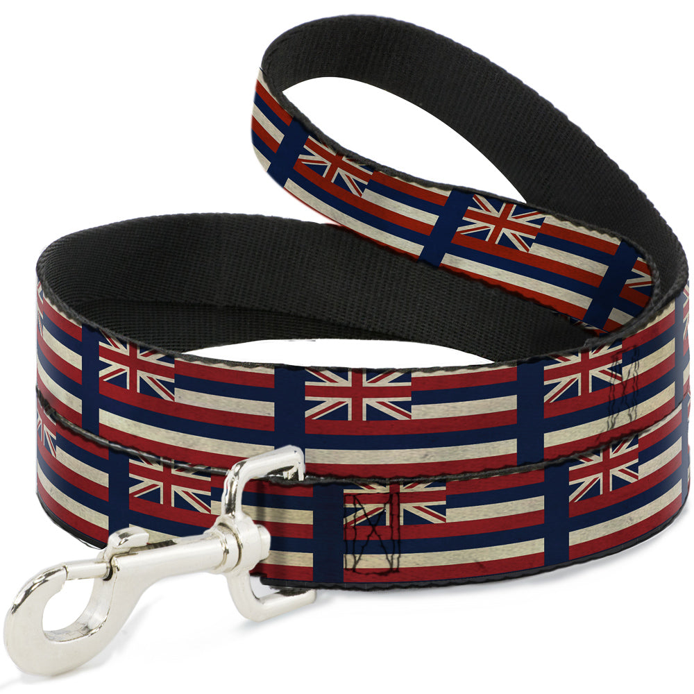 Dog Leash - Hawaii Flags2/Navy Dog Leashes Buckle-Down