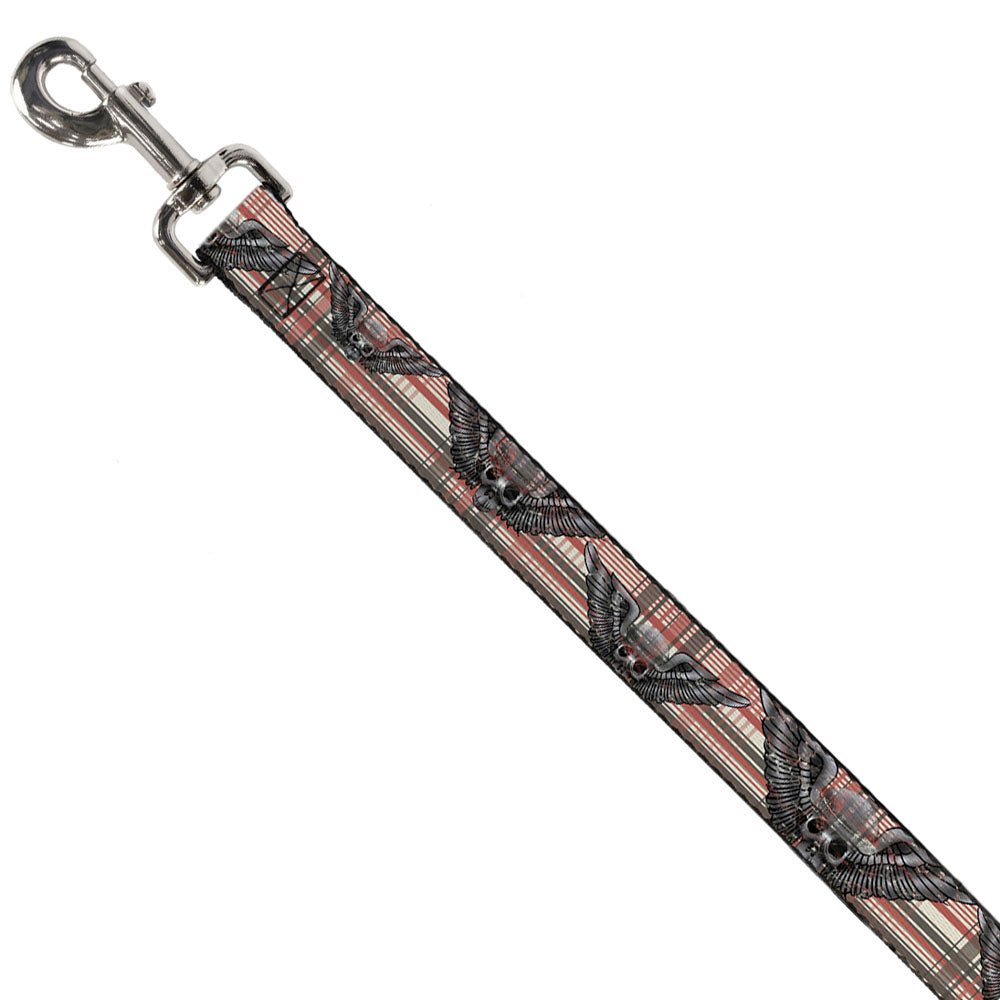Dog Leash - Irish Skulls/Plaid Dog Leashes Buckle-Down
