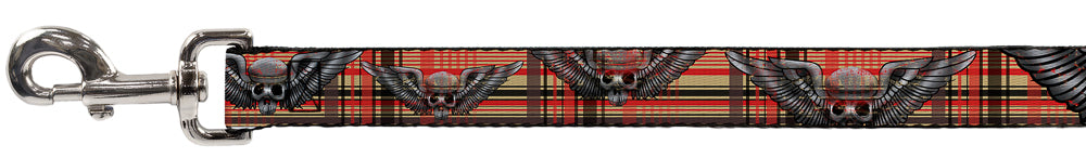 Dog Leash - Irish Skulls/Plaid Dog Leashes Buckle-Down