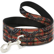 Dog Leash - Irish Skulls/Plaid Dog Leashes Buckle-Down