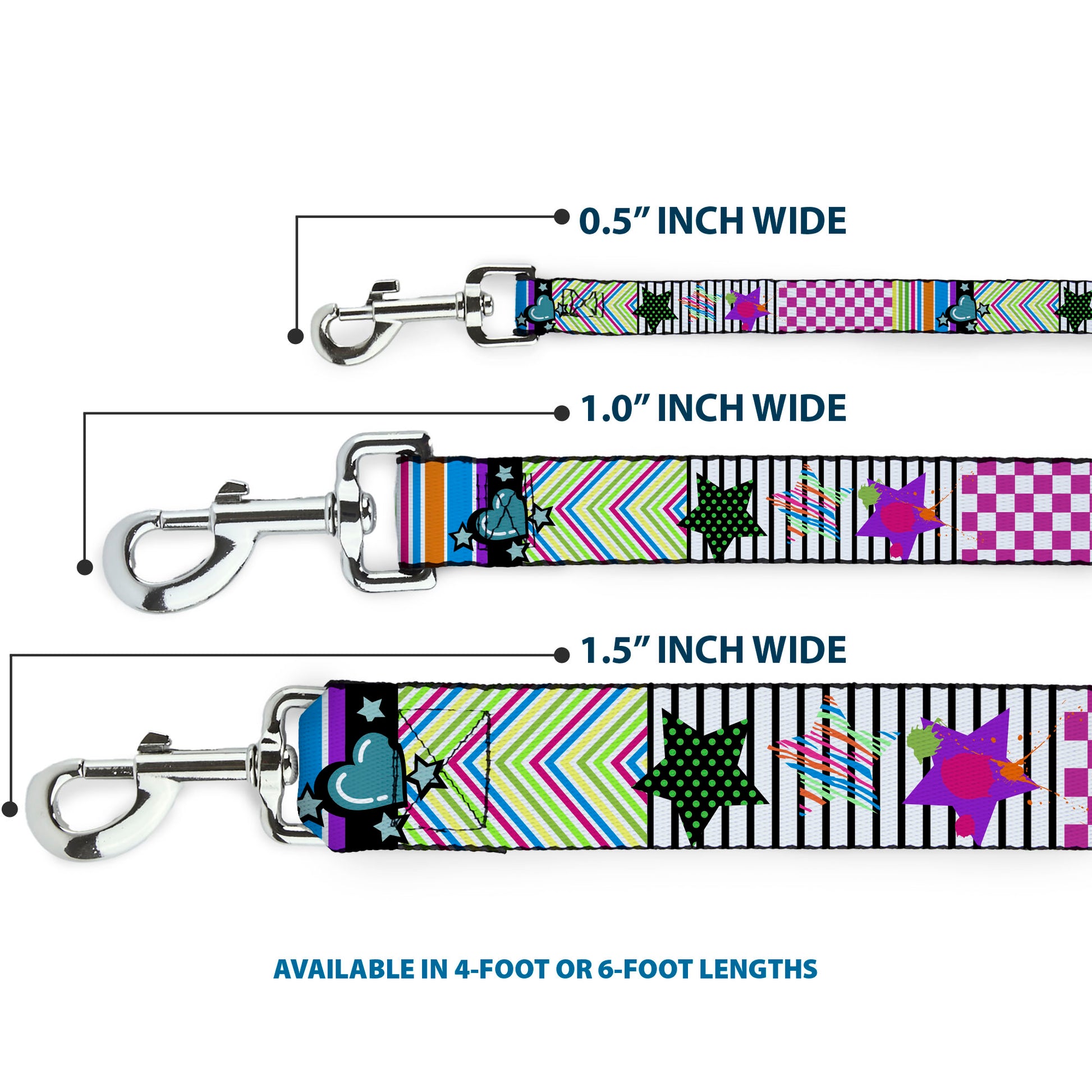 Dog Leash - Icons & Patterns 2 Dog Leashes Buckle-Down
