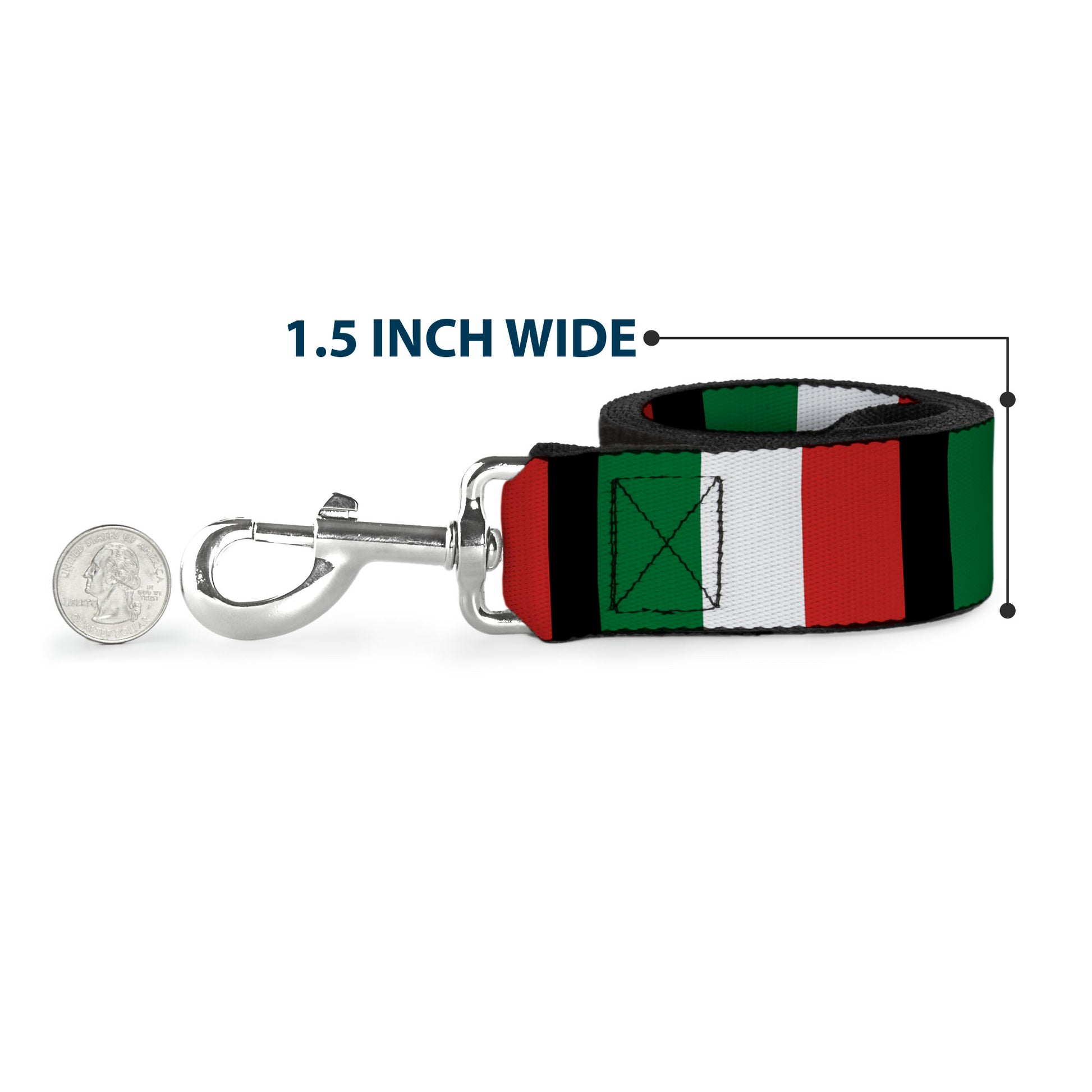 Dog Leash - Italy Flags Dog Leashes Buckle-Down