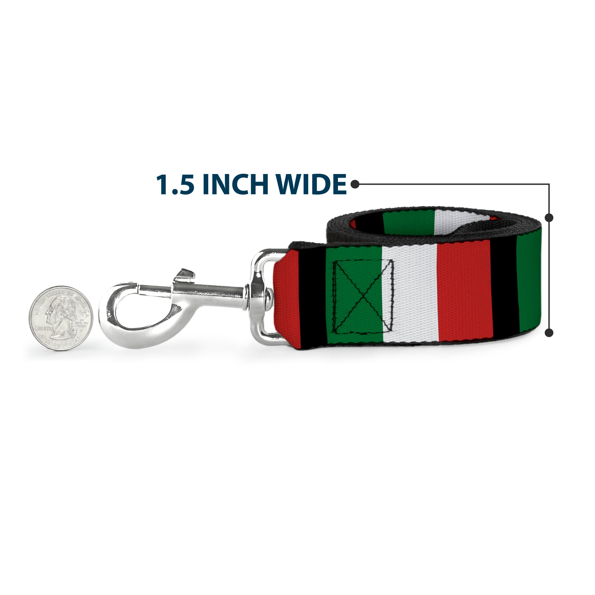 Dog Leash - Italy Flags Dog Leashes Buckle-Down
