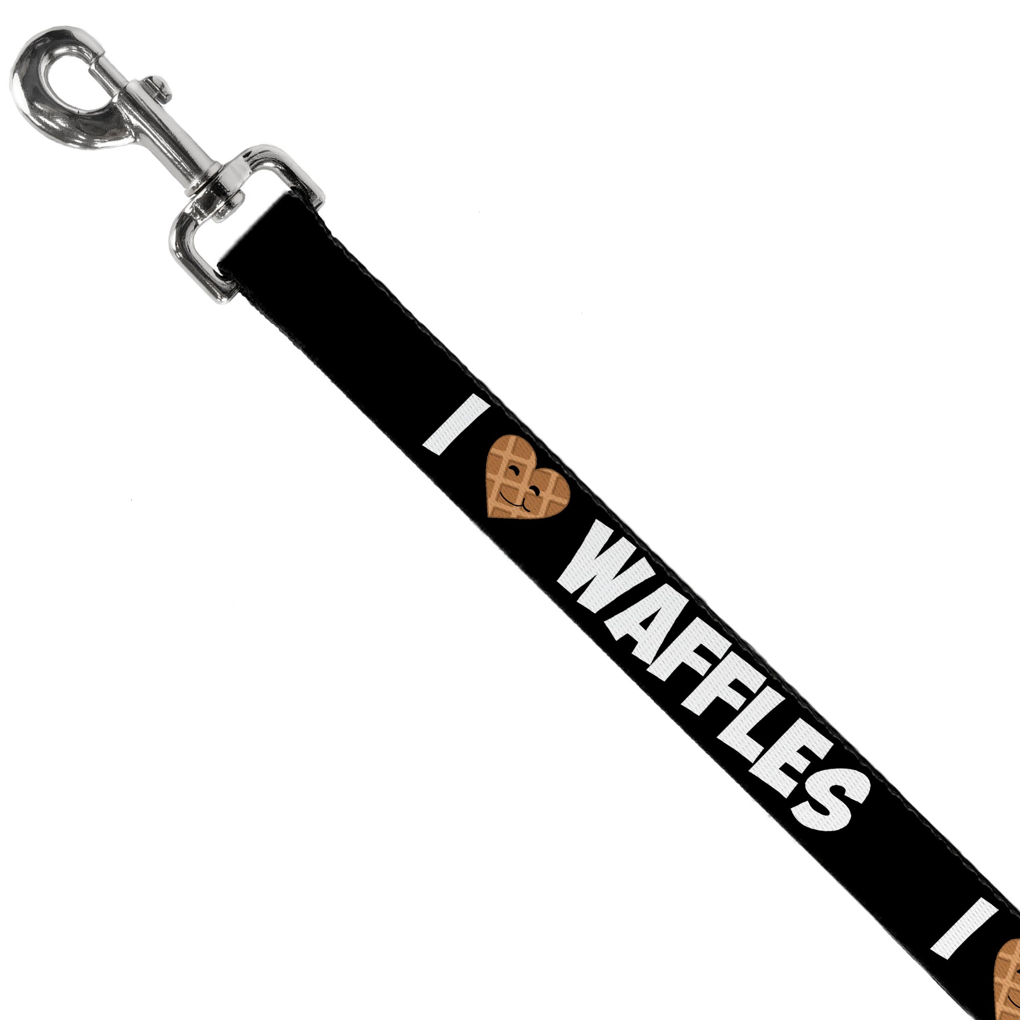 Dog Leash - I Heart Waffles Text Dog Leashes Buckle-Down