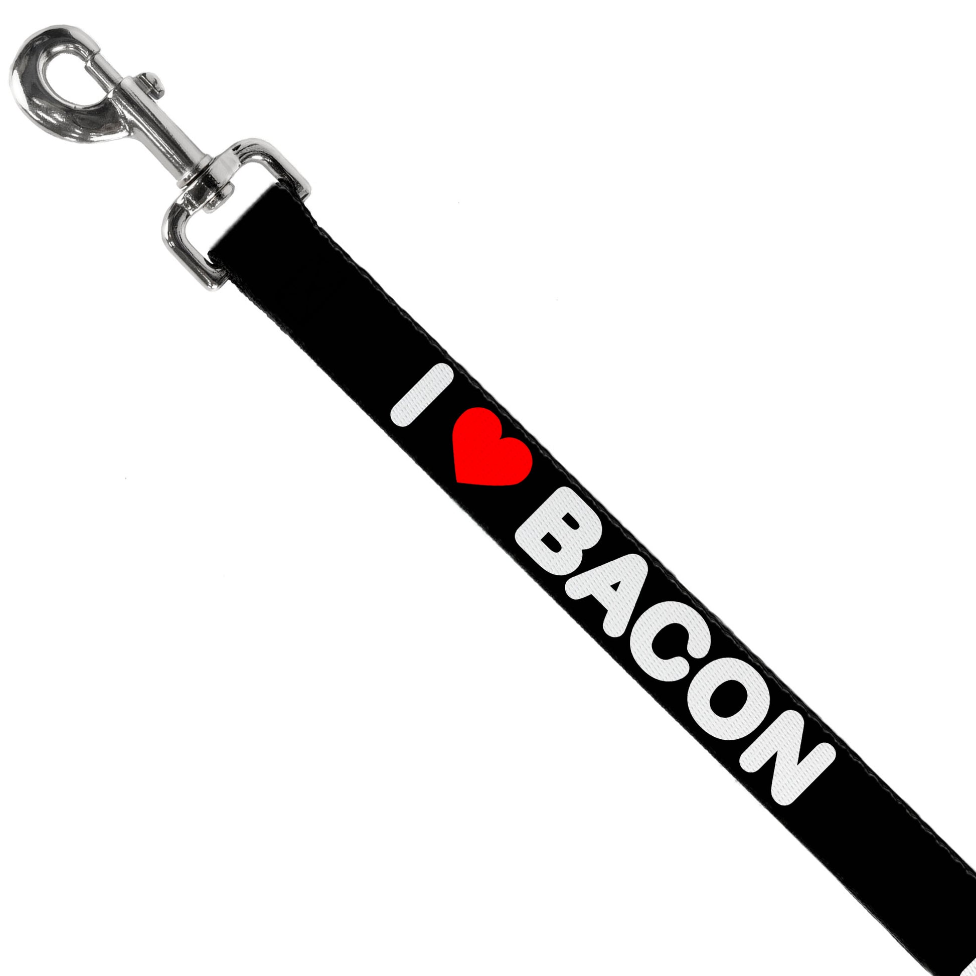 Dog Leash - I HEART BACON Text Dog Leashes Buckle-Down