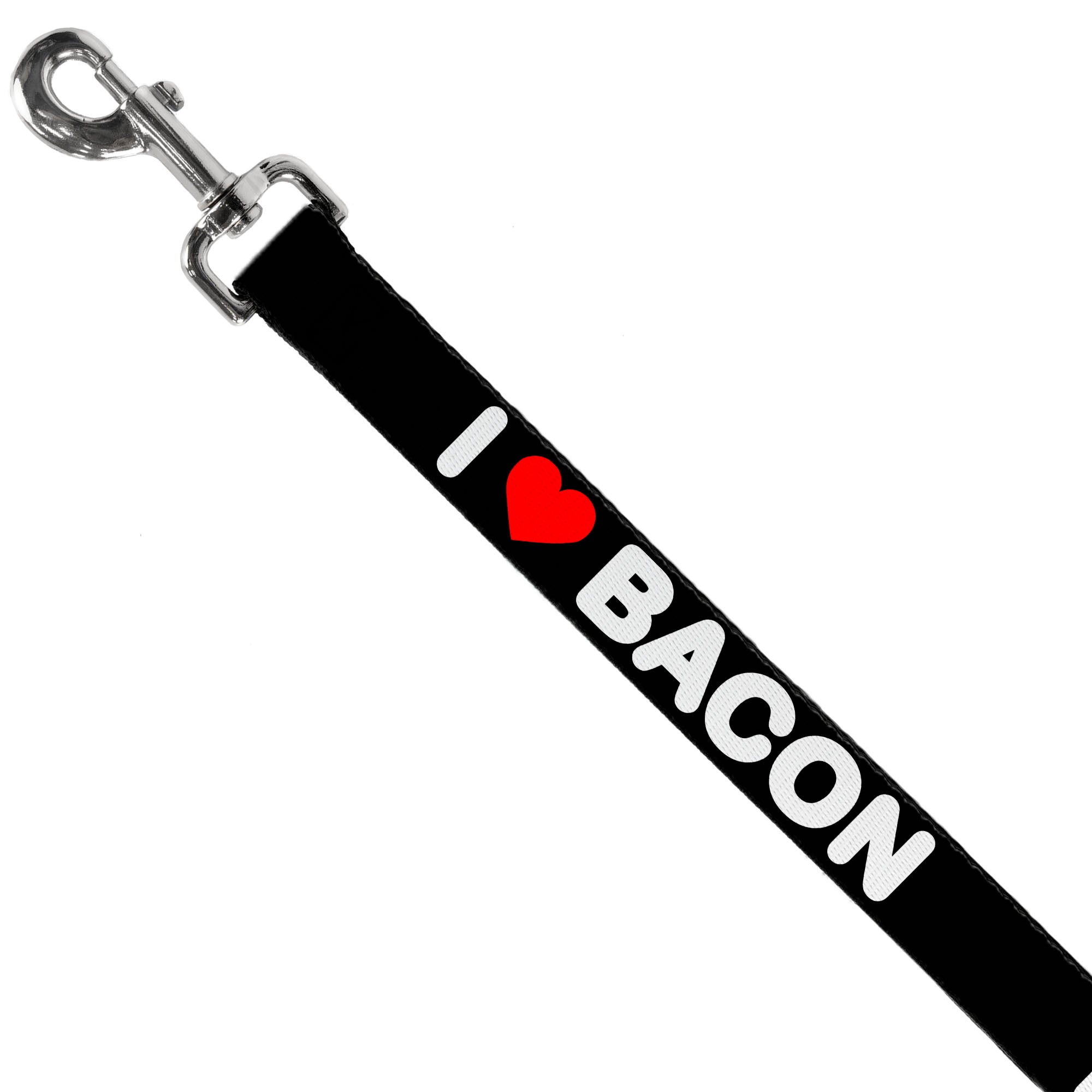 Dog Leash - I HEART BACON Text Dog Leashes Buckle-Down