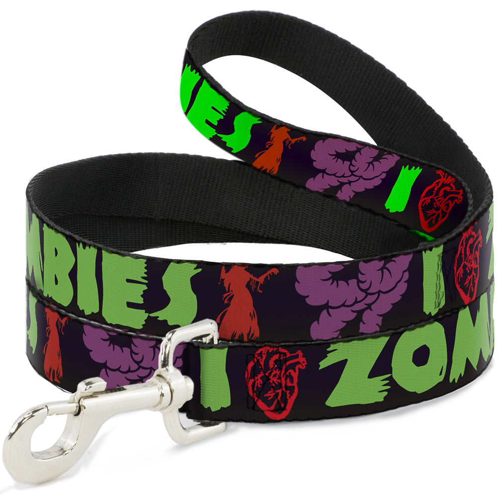 Dog Leash - I Heart Zombies Dog Leashes Buckle-Down