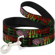 Dog Leash - I "Brain" ZOMBIES Dog Leashes Buckle-Down