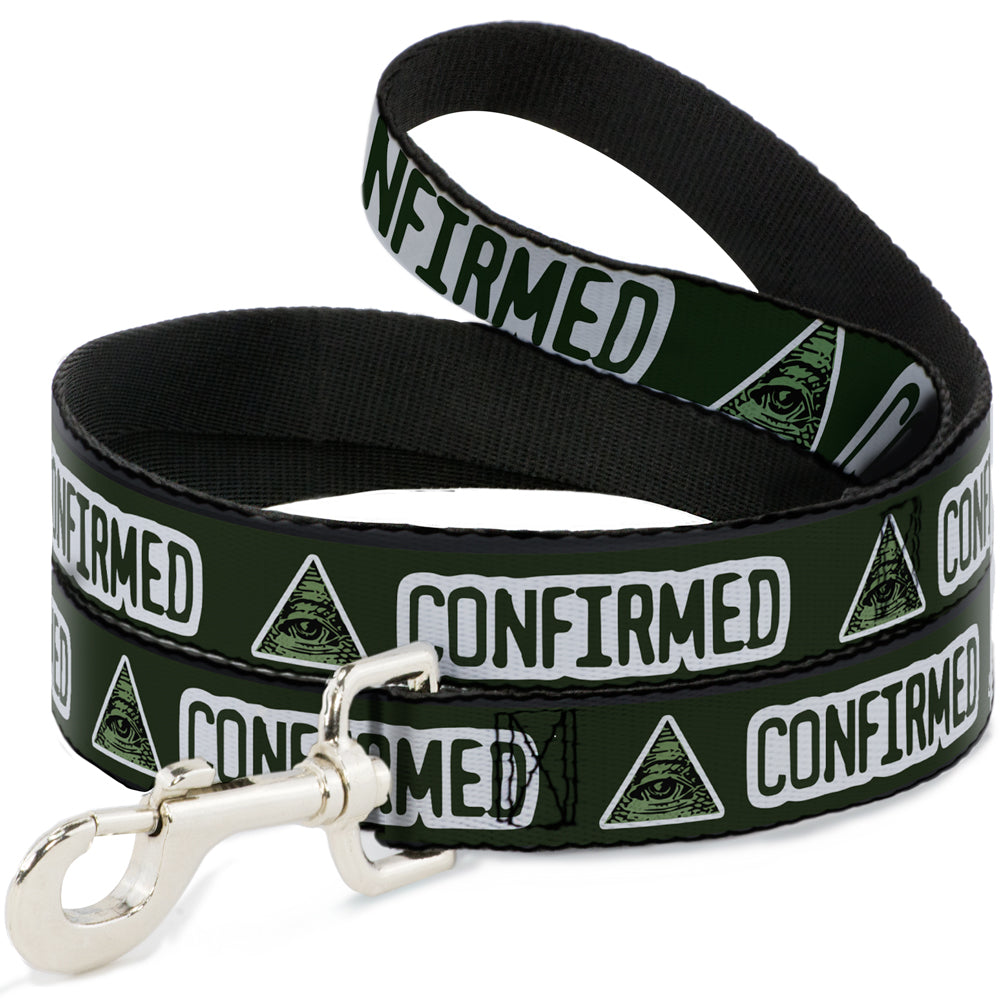 Buckle-Down Dog Leash - Illuminati CONFIRMED Greens/White Dog Leashes Buckle-Down