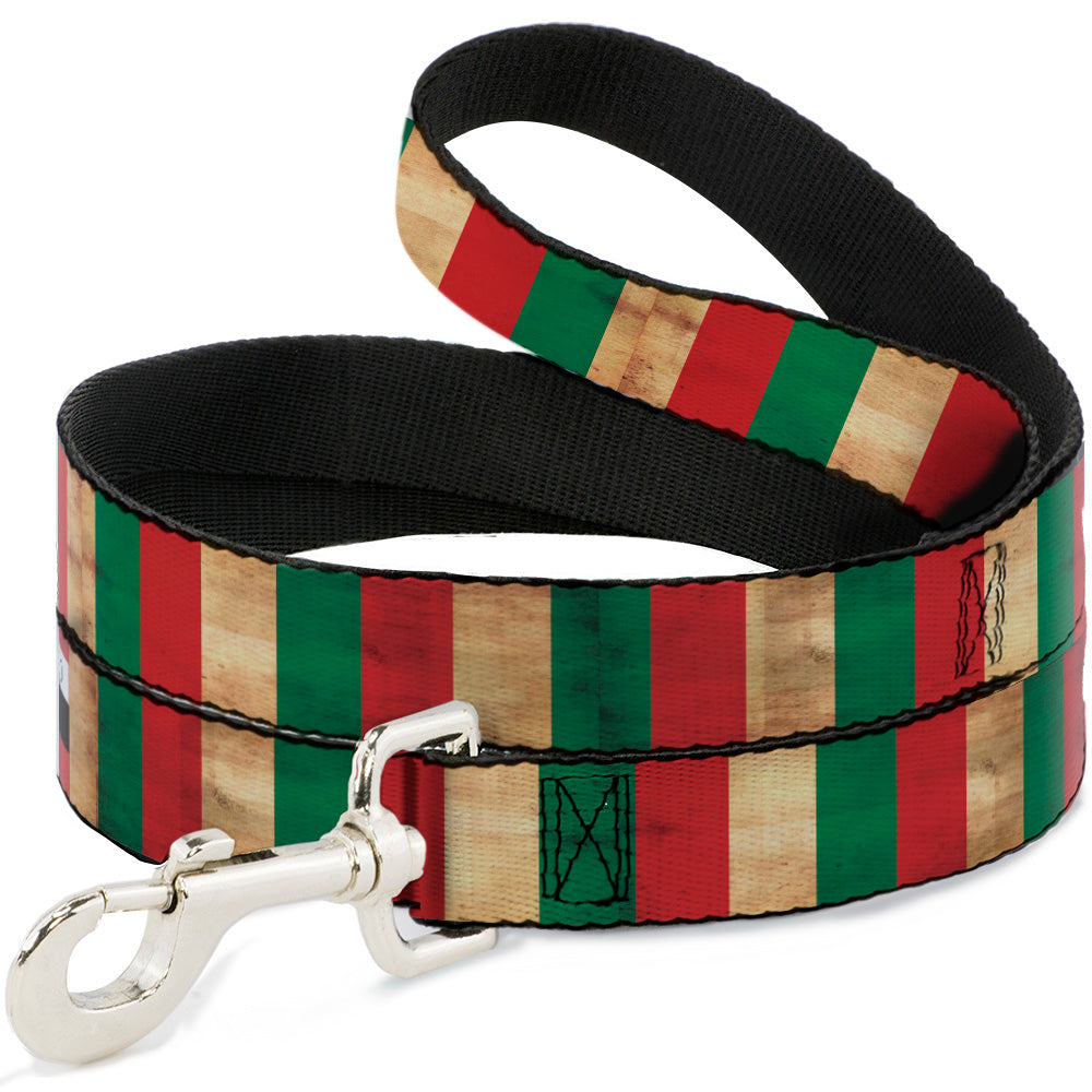 Dog Leash - Italy Flag Continuous Vintage Dog Leashes Buckle-Down