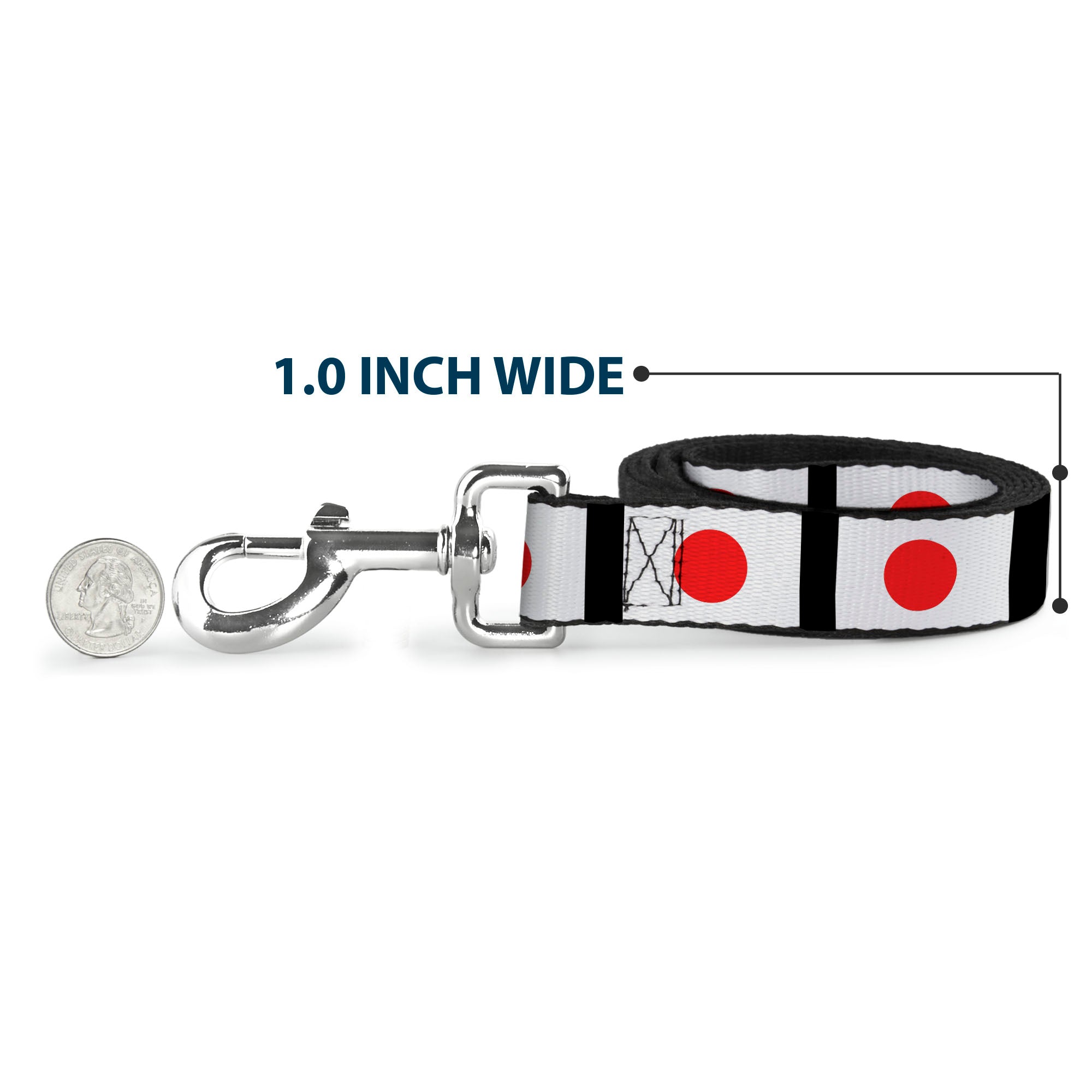 Dog Leash - Japan Flags Dog Leashes Buckle-Down