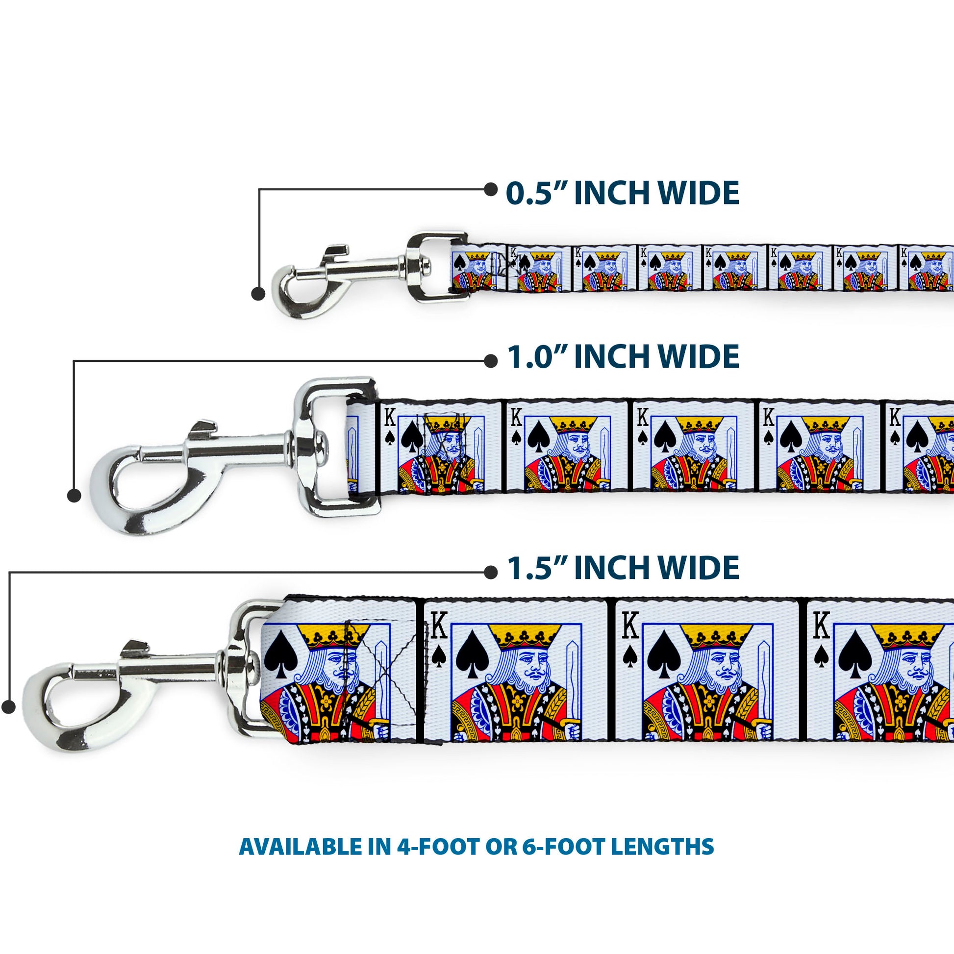 Dog Leash - King of Spades Dog Leashes Buckle-Down
