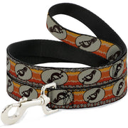Dog Leash - Kokopelli Icon/Western Tan/Brown/Reds Dog Leashes Buckle-Down
