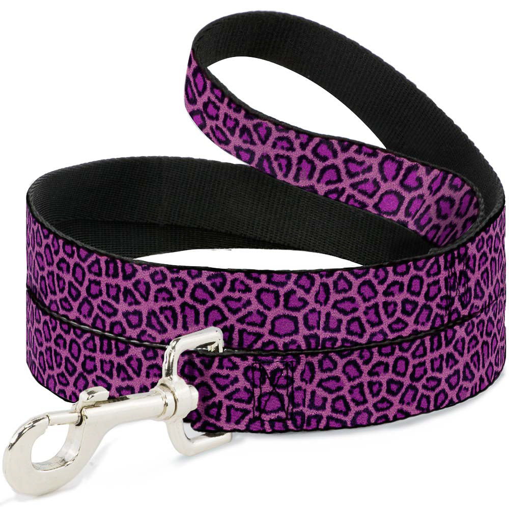 Dog Leash - Leopard Pink Fuchsia Dog Leashes Buckle-Down