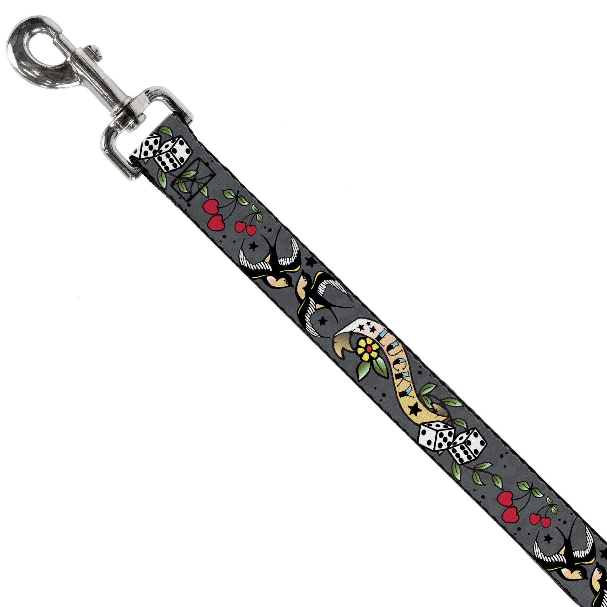Dog Leash - Lucky Gray Dog Leashes Buckle-Down