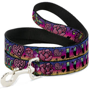 Dog Leash - Love Love Purple Dog Leashes Buckle-Down