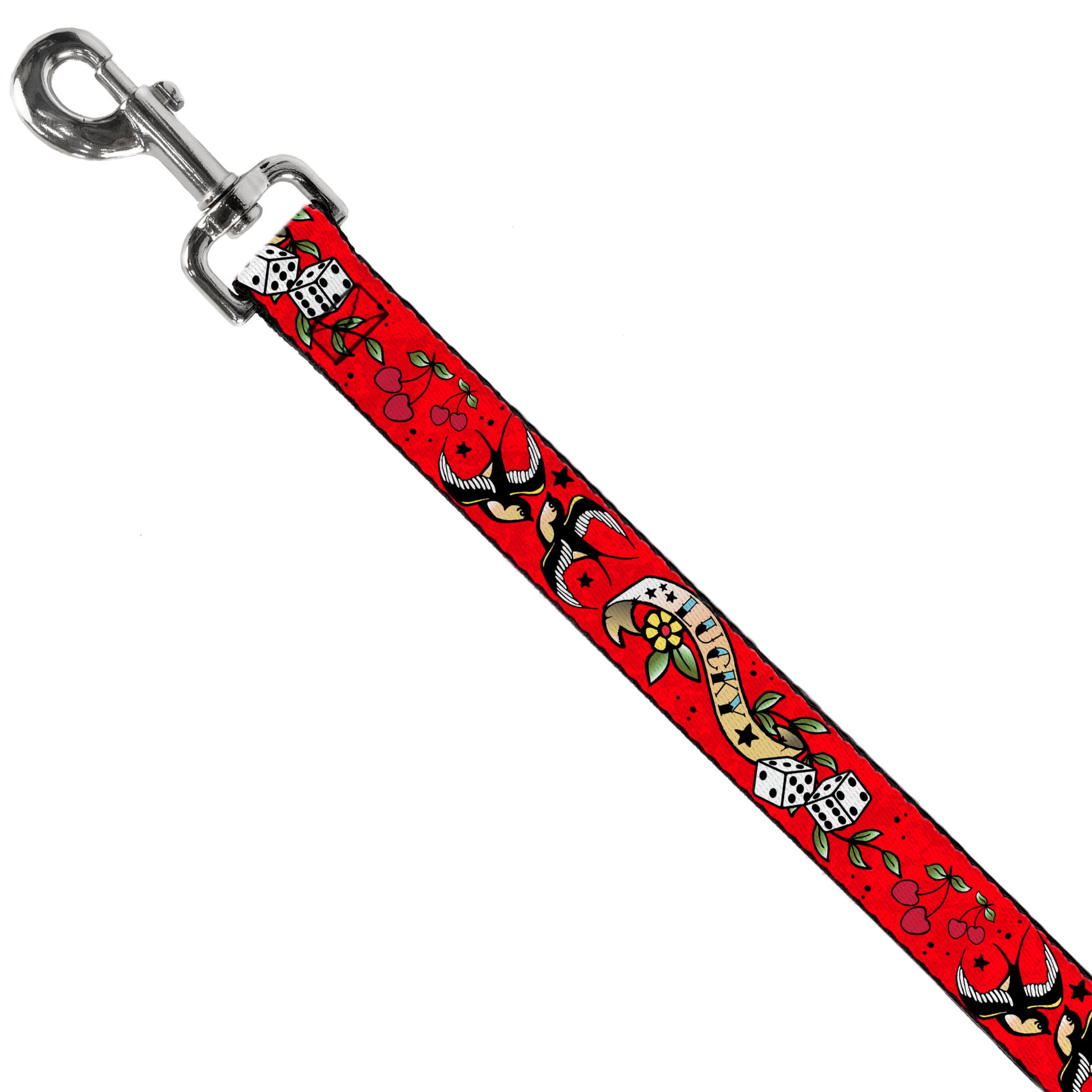 Dog Leash - Lucky Red Dog Leashes Buckle-Down