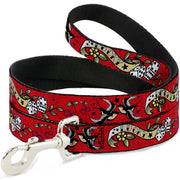 Dog Leash - Lucky Red Dog Leashes Buckle-Down