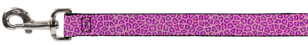 Dog Leash - Leopard Baby Pink Dog Leashes Buckle-Down