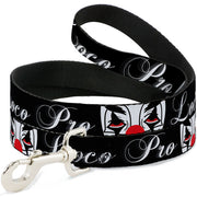 Buckle-Down Dog Leash - Loco Pro Clown Dog Leashes Buckle-Down
